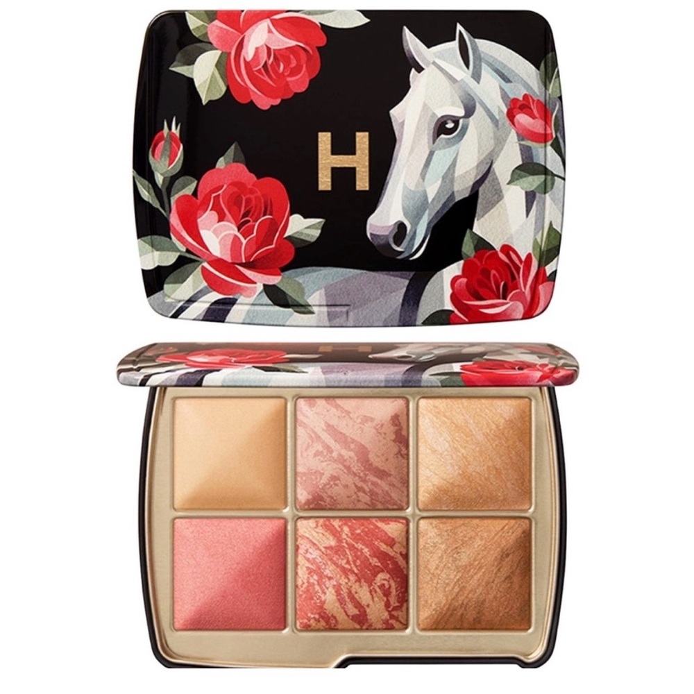 Hourglass lightning Palette - Pink and Gold Tones horse